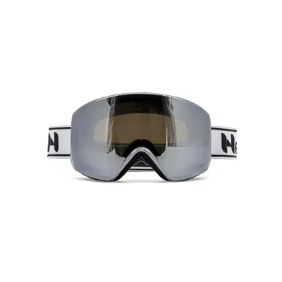 Gafas de esquí verde neón
